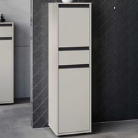 Badkamerkast Lamon - 2 deuren & 1 lade - grijs