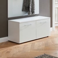Schoenenkast Scifo 97cm met 2 deuren - wit 