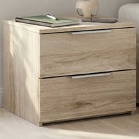 Nachtkastje Spectre - 44x37x38cm - 2 lades - eikdecor