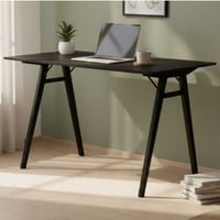 Vojens Zwart Bureau - 120x60x75 cm | MDF, Rubberwood.