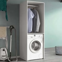 Wasmachinekast Free Xonox - Wit - 66x195x60 cm