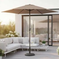 Parasol Norman - Ø350cm - aluminium - taupe