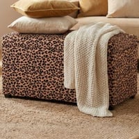 Opbergkist | 65 x 40 x 42 cm | Luipaardprint