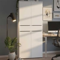 Dossierkast Tomori | 81 x 40 x 197 | Wit