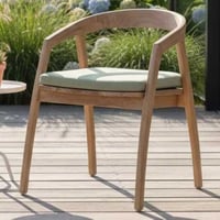 Tuinstoel Makassar | Inclusief zitkussen | Teakhout