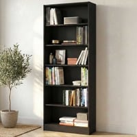 Boekenkast Hobby 198 cm-5 legplanken-zwart
