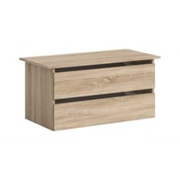 Ladenelement Oakland - 97x47x48 cm - 2 lades Sonoma eikdecor