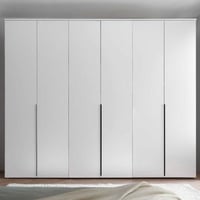 Kledingkast Kevo - 270x52x225cm - 6 deuren - wit