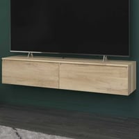 Tv-meubel Levi - 138x40x29cm - 2 lades - eikdecor