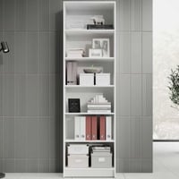 Boekenkast Viviane 60x202cm - wit