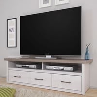 Tv-meubel Larnaca 148cm met 3 lades - wit 