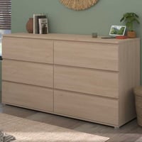 Commode Nux 6 laden - eik