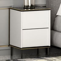 Nachtkastje Woody Fashion | 40 x 35 x 60 cm | Wit