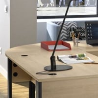 Hoekstuk bureau Faro | 80 x 80 x 74 cm | Blonde Oak-design