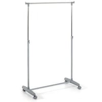 Kledingrek met chromen rail | 81 x 39 x 96 cm | In hoogte verstelbaar