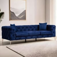 Driezitzetel Hilena | 237 x 90 x 73 cm | Blauw