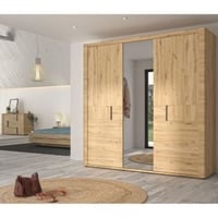 Slaapkamerset Attitude | Twijfelaar, kledingkast, commode | Oak Design