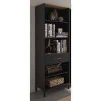 Open boekenkast Manchester | 56 x 40 x 171 cm | Helvezia Oak-design