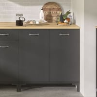 Keukenkast Manchester | 80 x 60 x 86 cm | Helvezia Oak