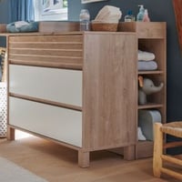 Kleine boekenkast Achil | 30 x 32 x 93 cm | Blonde Oak-design