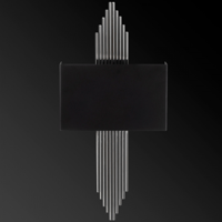 Opviq Wandlamp | Metalen Behuizing | 75cm Totale Grootte | Zwart Zilver