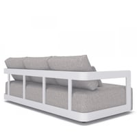 Driezitbank tuin Raphael | 210 x 100 x 58 cm | Lichtgrijs