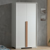 Kledingkast London 98cm met 2 deuren - wit