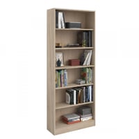 Boekenkast Hobby 198 cm-5 legplanken-eik