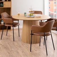 Ronde eettafel Krishna Ø120cm - eikfineer