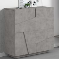 Schoenenkast Gin 81 cm-Bronx Cement