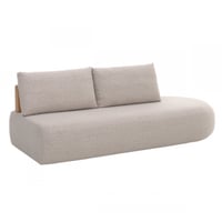 Tweepersoonsbank tuin Mila | 220 x 100 x 80 cm | Beige