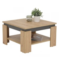 Salontafel Timo 68x68 cm-artisan/antraciet 