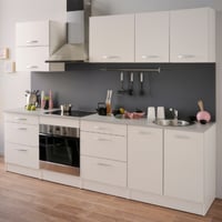 Keukenkastcombinatie Spoon | zonder toestellen | wit