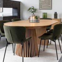 Verlengbare eettafel Osaka - 120-160-200x75cm - eikfineer