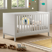 Peuterbed Eva - 70x140cm - verstelbaar - wit