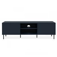 Tv-meubel Carillon - 160x40x50cm - 2 deuren - marineblauw