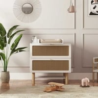 Commode Ochna met luiertafel | 89,8 x 55,1 x 86,8 cm | Wit