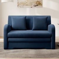 Slaapbank Eberechi | 130 x 103 x 85 cm | Blauw