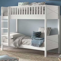 Stapelbed Scott - 208x105x175 cm - Wit 