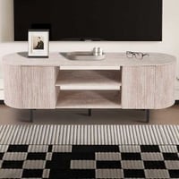 Tv-meubel Lagos - 160x45x57,5cm - 2 deuren - travertin