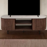 Tv-meubel Vigo - 160x45x58cm - 2 deuren - marmerlook