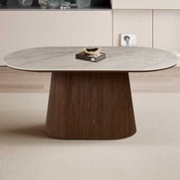Eettafel Vigo - 180x90x75cm - gesinterde steen - marmerlook