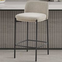 Barstoel Ella zand | H 85 x B 37.5 x D 42 cm