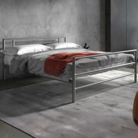 Bed Sandro 160x200 metaal - grijs