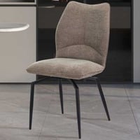 Draaibare eetkamerstoel Lara - 46x60x89cm - zand