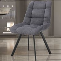 Stoel Lizzy | 52 x 62 x 89 cm | Donkergrijs