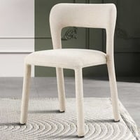 Eetkamerstoel Elvis - 51x57x78cm - stapelbaar - beige