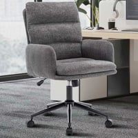 Bureaustoel Aimé - 64x68x88cm - verstelbaar - donkergrijs