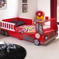 Peuterbed Brandweer 70x140cm - rood