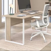 Bureau The Office - 150x80x73cm - eikdecor/wit